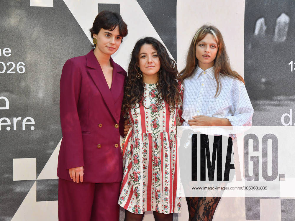IPA89759189 - Rome, 2026 Film Festival - Alice nella cittÃ - Day 4 - Photocall for the film Once Upon a Time, the Future Pictured: Gaia Ravina, Margherita Ferrari, and Clara Tramontano