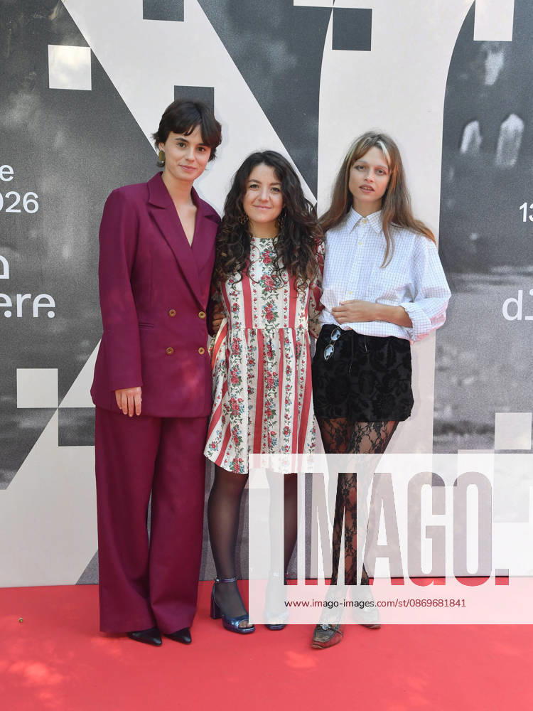 IPA89759192 - Rome, 2026 Film Festival - Alice nella città - Day 4 - Photocall for the film Once Upon a Time, the Future Pictured: Gaia Ravina, Margherita Ferrari, and Clara Tramontano
