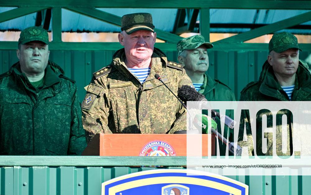 Belarus CSTO Drills 9265917 16.10.2026 Chief of the CSTO Joint Staff, Colonel General Andrei Serdyukov speaks during the awarding ceremony following the command-and-staff exercise with the CSTO peacekeeping forces Indestructible Brotherhood-2026 at the Losvido training ground in Vitebsk Region, Belarus. Viktor Tolochko Sputnik Vitebsk region Belarus