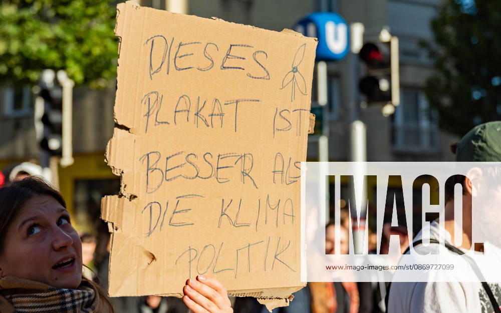 Fridays For Future Climate Strike: Announcing Climate Action Isn’t Enough—Without Climate Action, Everything Is Nothing Participants in the Fridays For Future climate strike, under the slogan Announcing Climate Action Isn’t Enough—Without Climate Action, Everything Is Nothing, gathered on Prater Hauptallee near Praters