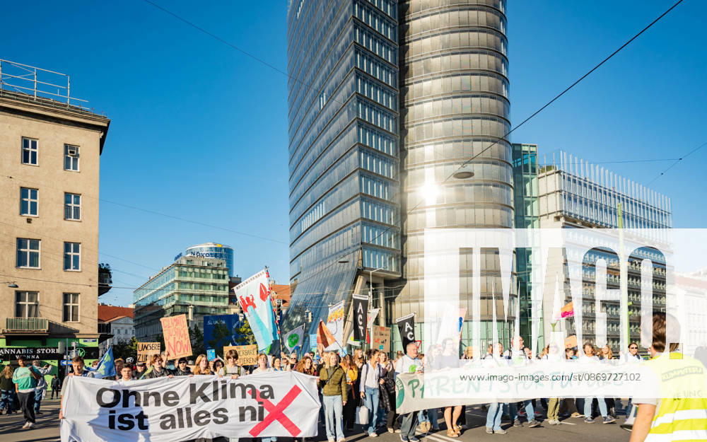 Fridays For Future Climate Strike: Announcing Climate Action Isn’t Enough—Without Climate Action, Everything Is Nothing Participants in the Fridays For Future climate strike, under the slogan Announcing Climate Action Isn’t Enough—Without Climate Action, Everything Is Nothing, gathered on Prater Hauptallee near Praters