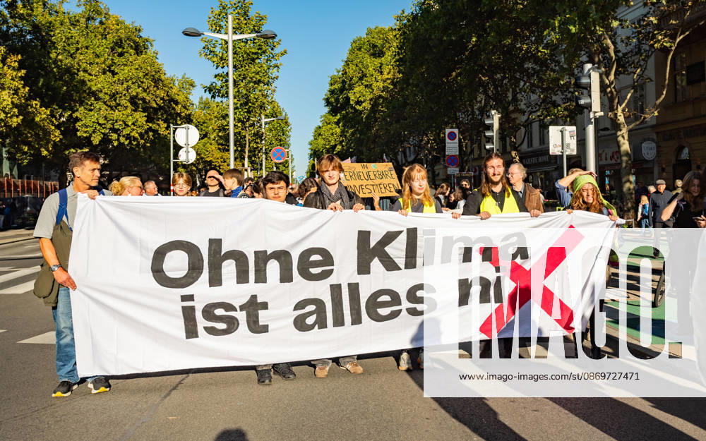 Fridays For Future Climate Strike Announcing Climate Action Isn’t Enough—Without Climate Action, Everything Is Nothing Participants in the Fridays For Future climate strike, under the slogan Announcing Climate Action Isn’t Enough—Without Climate Action, Everything Is Nothing, gathered on Prater Hauptallee near Praterst