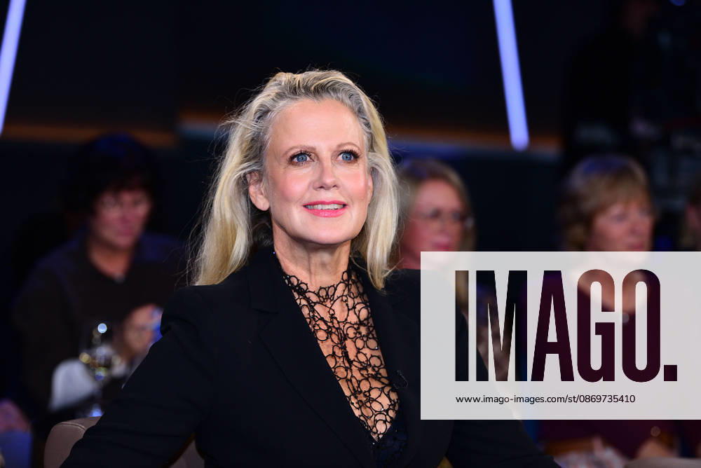 Barbara Schoeneberger during the NDR Talk Show on October 16, 2026, at NDR Studio Lokstedt in Hamburg, Germany; NDR Talk Show in Hamburg, Germany