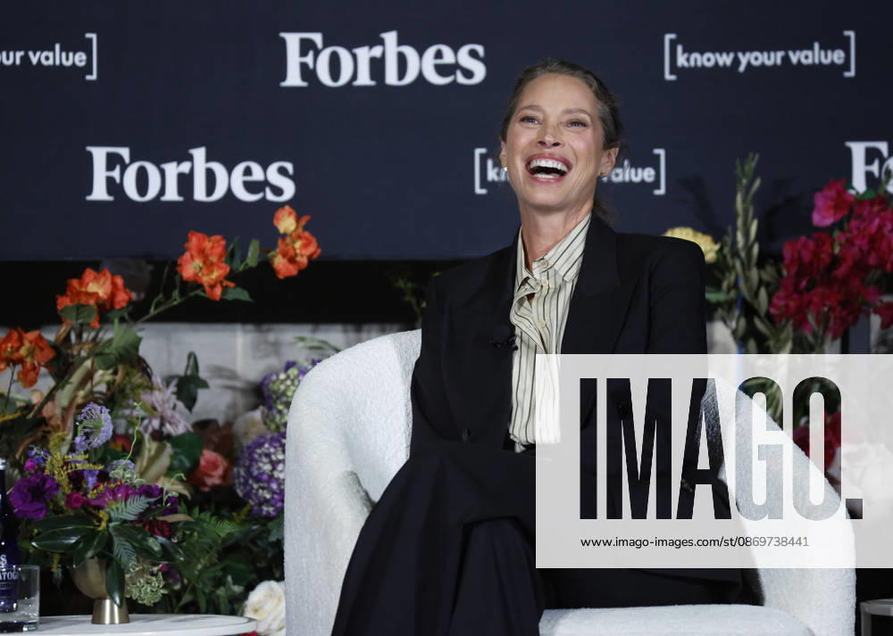 Founder & President Every Mother Counts Christy Turlington Burns speaks at the Forbes 30 50 5-Year Anniversary Summit at The Mandarin Oriental on Friday, October 16, 2026 in New York City. NYP20261016153 JOHNxANGELILLO