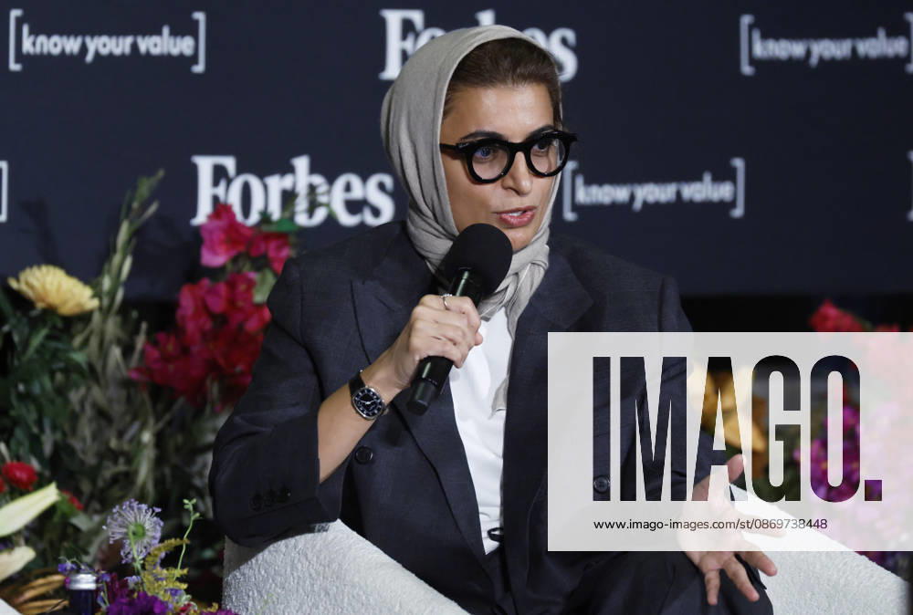 Minister of State at the Ministry of Foreign Affairs of the United Arab Emirates Noura Al Kaabi speaks at the Forbes 30 50 5-Year Anniversary Summit at The Mandarin Oriental on Friday, October 16, 2026 in New York City. NYP20261016160 JOHNxANGELILLO