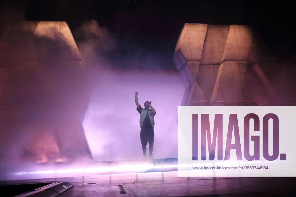 Marten Laciny, also known as Marteria, at a concert at the Max Schmeling Halle in Berlin, October 16, 2026 Marteria Concert Berlin