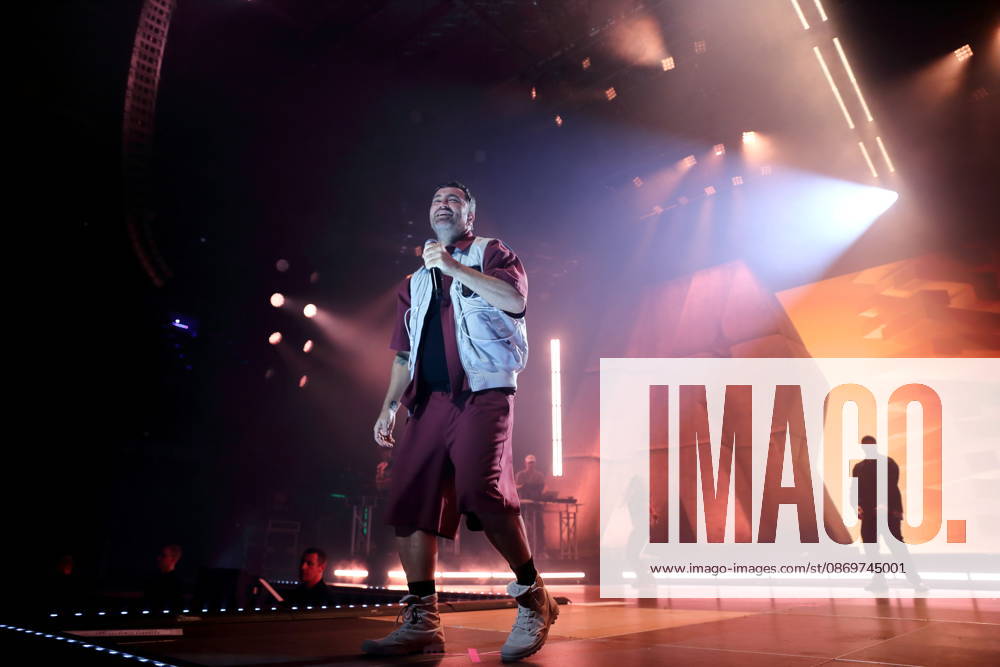 Marten Laciny, also known as Marteria, at a concert at the Max Schmeling Halle in Berlin, October 16, 2026 Marteria Concert Berlin