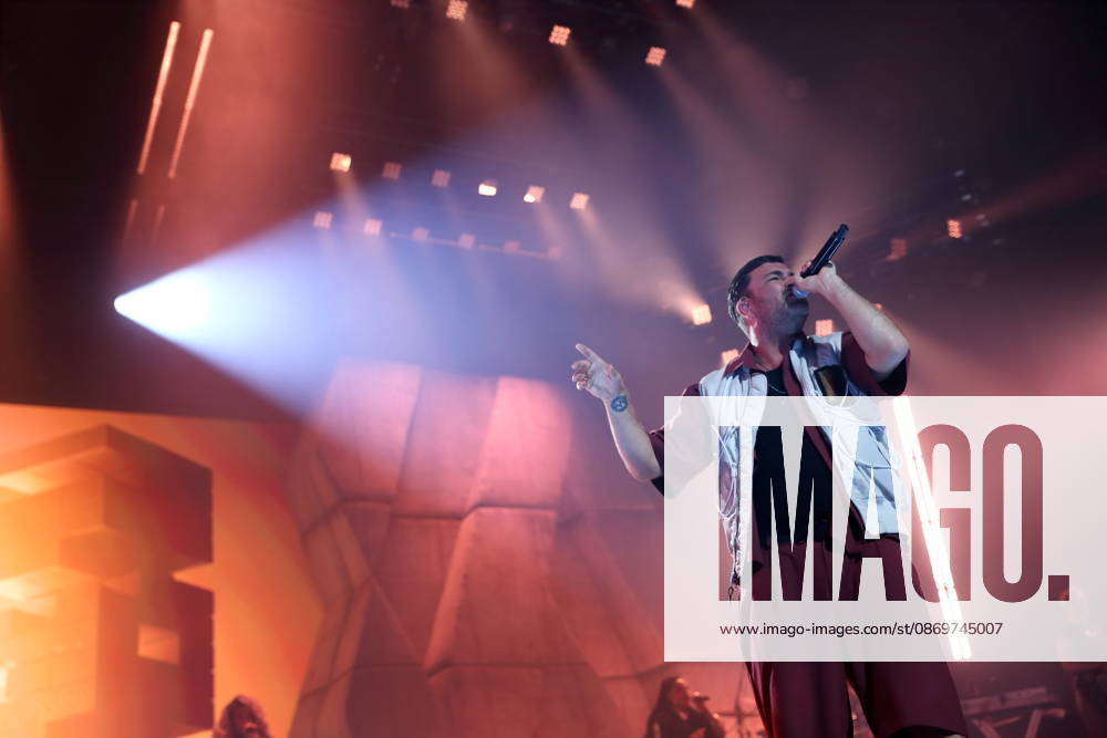 Marten Laciny, also known as Marteria, at a concert at the Max Schmeling Halle in Berlin, October 16, 2026 Marteria Concert Berlin