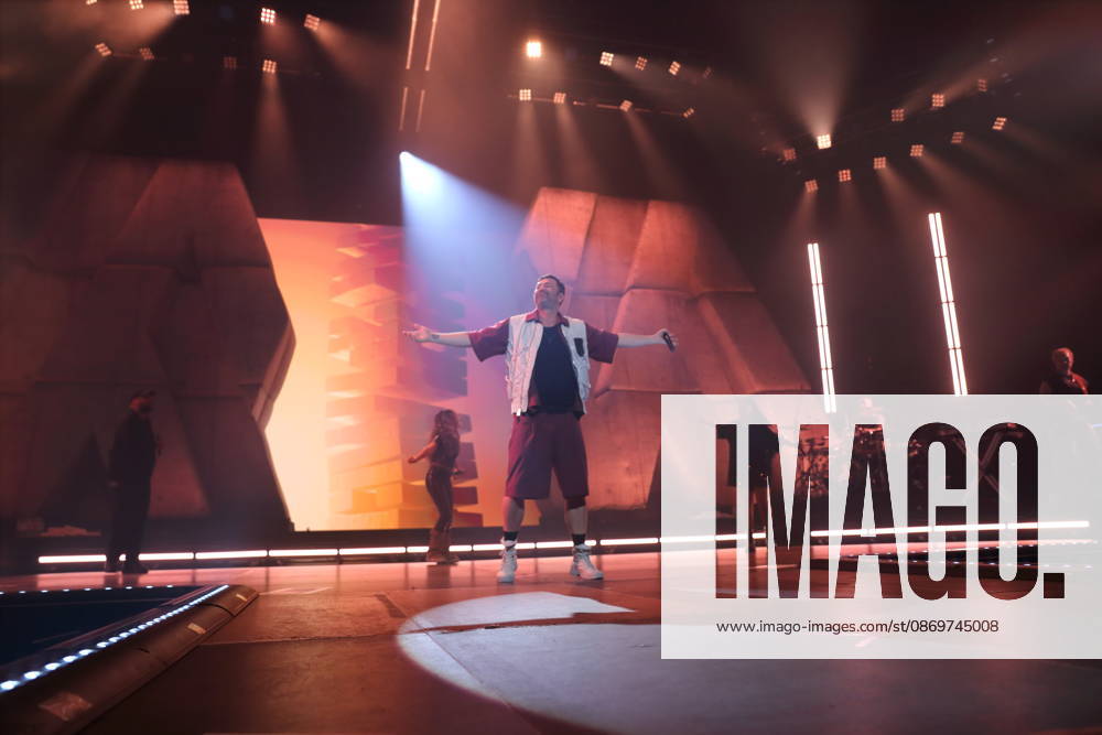 Marten Laciny, also known as Marteria, at a concert at the Max Schmeling Halle in Berlin, October 16, 2026 Marteria Concert Berlin