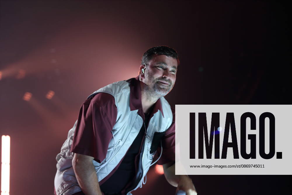 Marten Laciny, also known as Marteria, at a concert at the Max Schmeling Halle in Berlin, October 16, 2026 Marteria Concert Berlin
