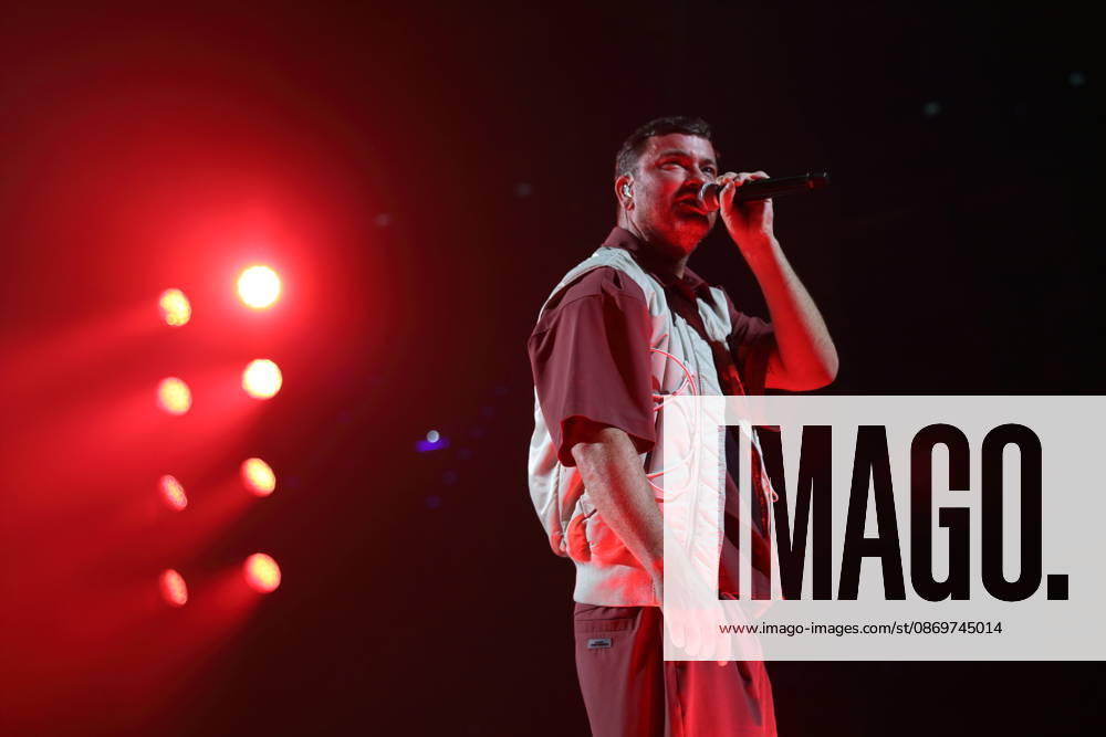 Marten Laciny, also known as Marteria, at a concert at the Max Schmeling Halle in Berlin, October 16, 2026 Marteria Concert Berlin