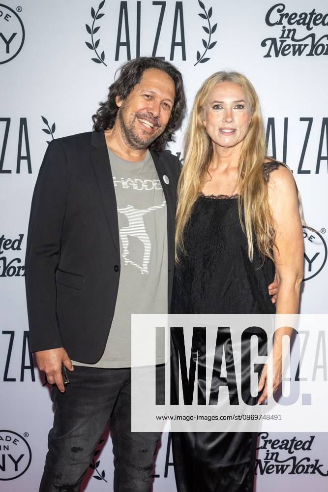 (L-R) Salvador Paskowitz and Kristin Monroe Paskowitz attend Layover .at the Inaugural ALZA Festival at AMC 19th Street on October 16, 2026 in New York City. New York United States - ZUMAs197 20261016_aaa_s197_603