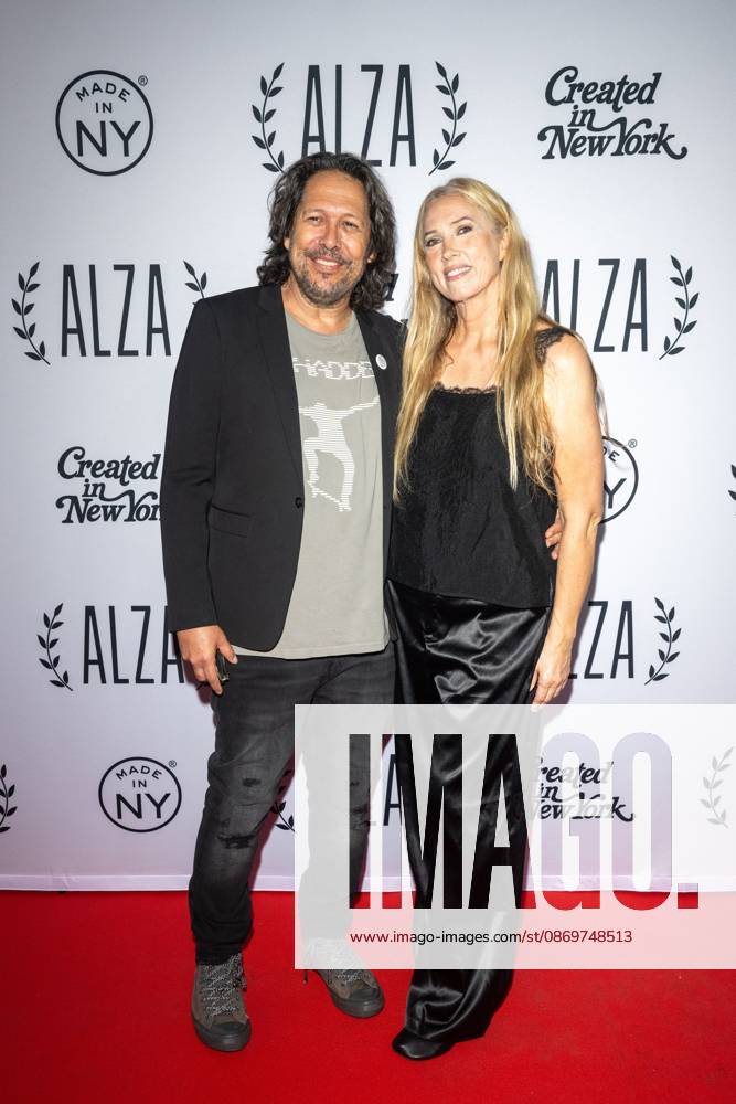 (L-R) Salvador Paskowitz and Kristin Monroe Paskowitz attend Layover .at the Inaugural ALZA Festival at AMC 19th Street on October 16, 2026 in New York City. New York United States - ZUMAs197 20261016_aaa_s197_610