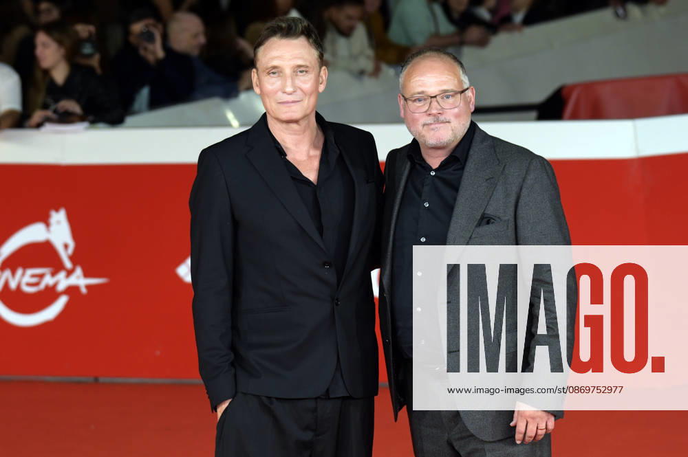 Oliver Masucci and Hannu Salonen at the premiere of the feature film *The Rome Eight Adams Acht* at the 21st Rome International Film Festival (Festa del Cinema di Roma) 2026 at the Auditorium Parco della Musica in Rome, October 16, 2026 Foto:xA.xM.xTinghinox xFuturexImagex acht_6011