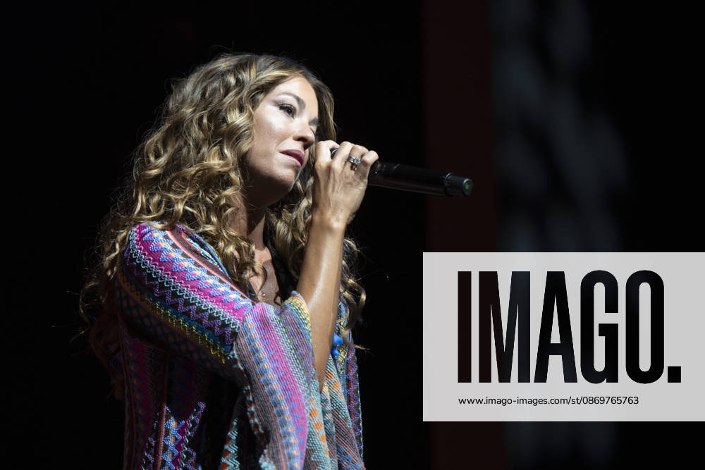 Singer Sofía Ellar performs during a concert at the Plaza de Espana in Madrid. Madrid Spain - ZUMAs197 20261017_aaa_s197_140