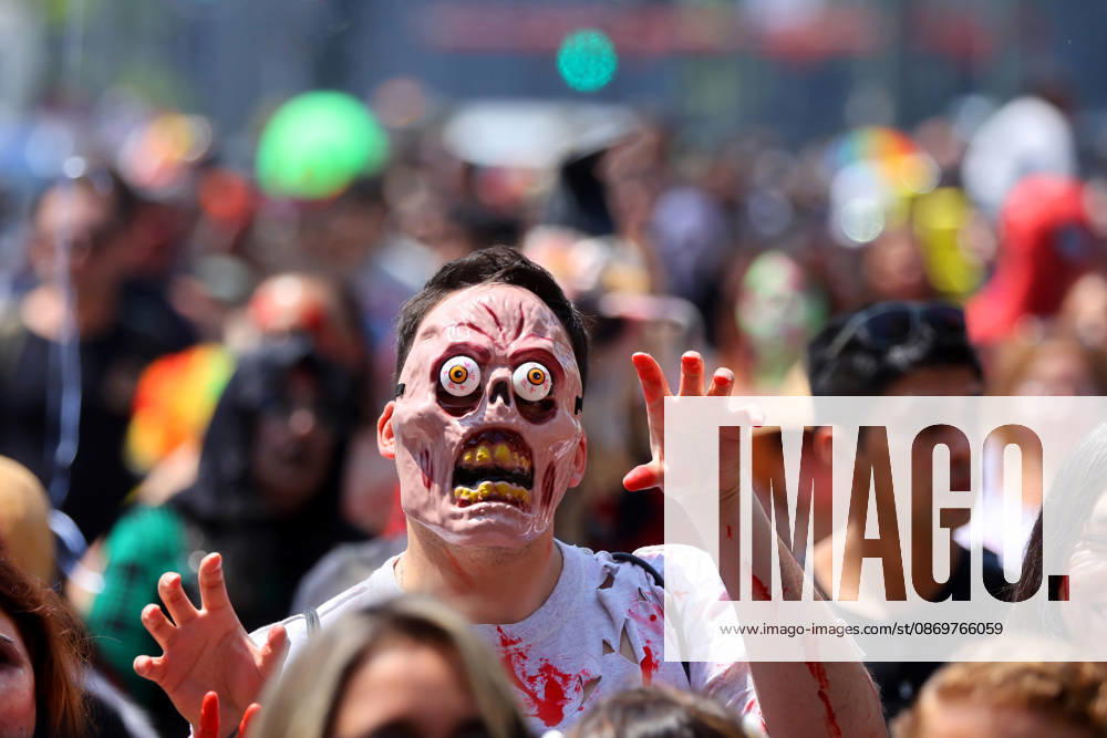 The 2026 Zombiewalk takes place in downtown Santiago. Jonnathan Oyarzun Aton Chile, Santiago, Chile Aton 1200394