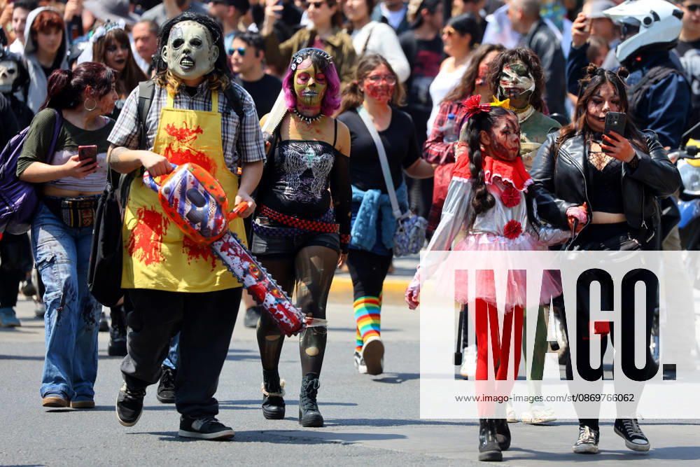 The 2026 Zombiewalk takes place in downtown Santiago. Jonnathan Oyarzun Aton Chile, Santiago, Chile Aton 1200397