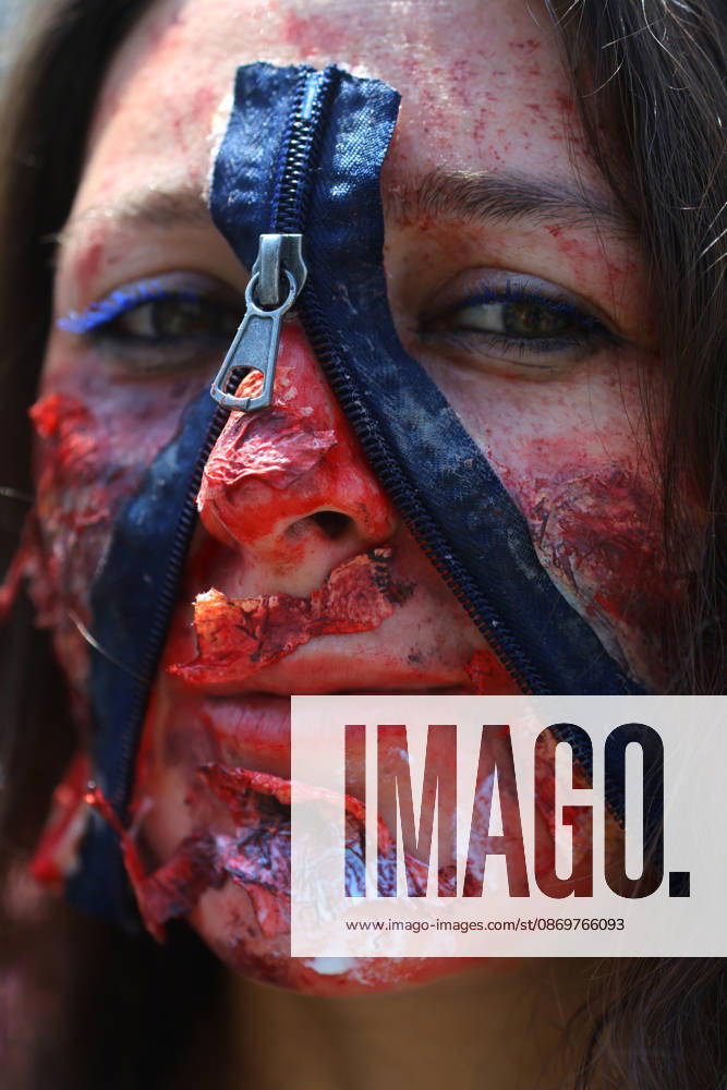 The 2026 Zombiewalk takes place in downtown Santiago. Jonnathan Oyarzun Aton Chile, Santiago, Chile Aton 1200412