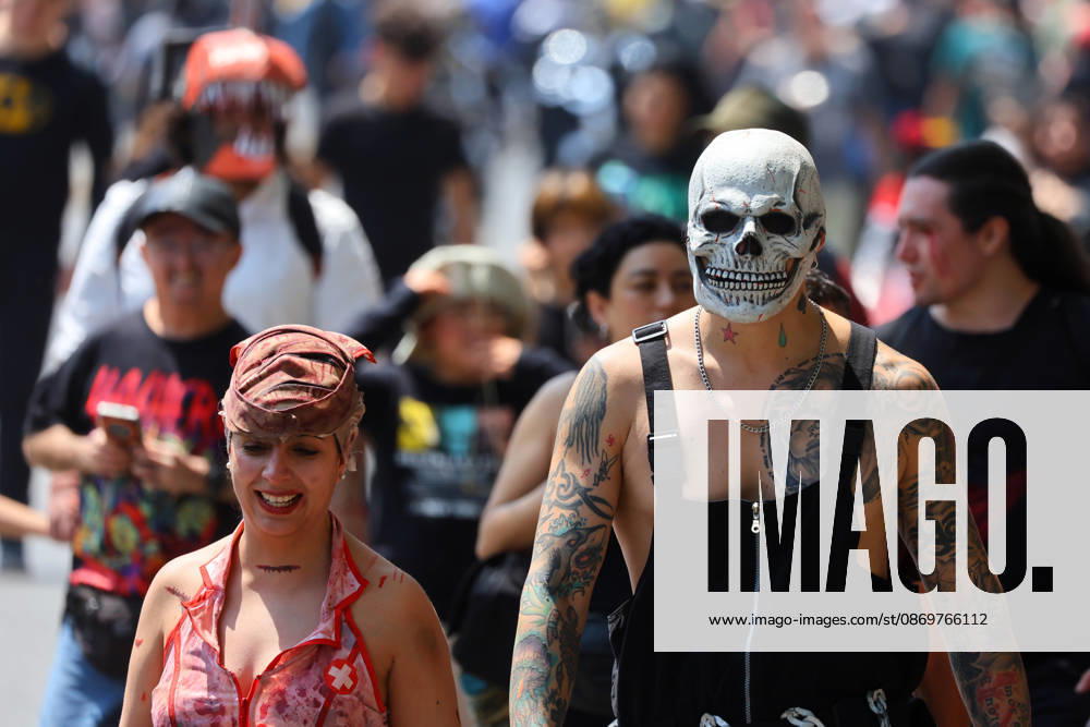 The 2026 Zombiewalk takes place in downtown Santiago. Jonnathan Oyarzun Aton Chile, Santiago, Chile Aton 1200423