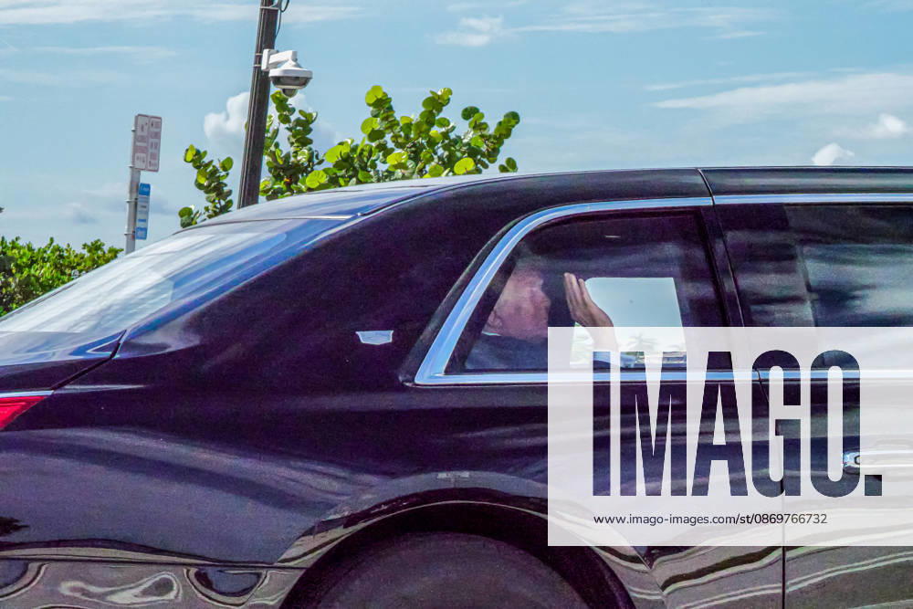 President DONALD TRUMP is seen as he travels through Palm Beach while the motorcade heads to President Donald J. Trump International Airport for departure to a campaign rally in Northern Kentucky, October 17, 2026. West Palm Beach USA - ZUMAc343 20261017_znp_c343_014