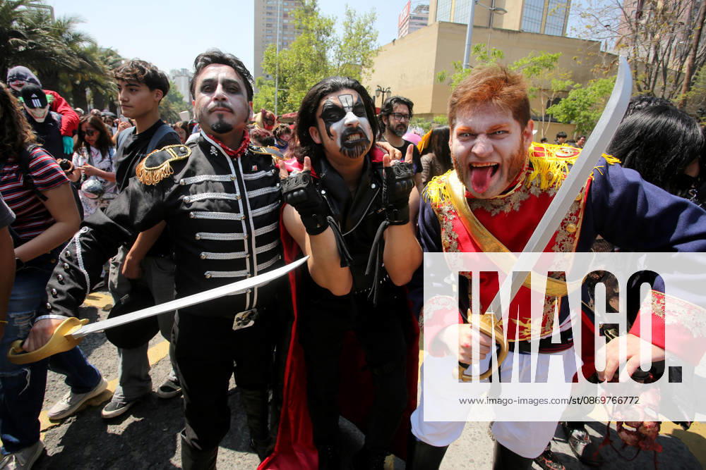 The 2026 Zombiewalk takes place in downtown Santiago. Jonnathan Oyarzun Aton Chile, Santiago, Chile Aton 1200438