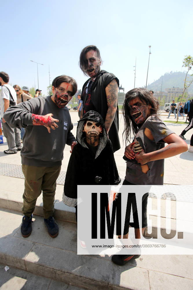 The 2026 Zombiewalk takes place in downtown Santiago. Jonnathan Oyarzun Aton Chile, Santiago, Chile Aton 1200446