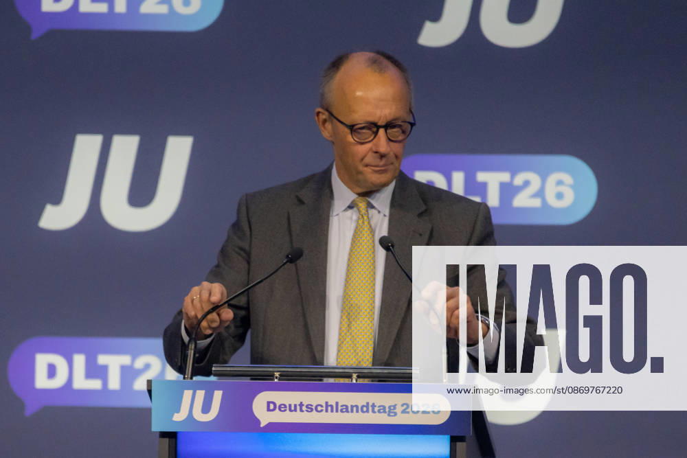 Young Union Germany Day in Bonn: Speech by the Federal Chancellor, October 17, 26. Federal Chancellor Friedrich MERZ (CDU), who is also CDU Chairman, delivers a speech at the Junge Union’s Germany Day in Bonn. He speaks and engages in discussion with the delegates. The three-day conference o