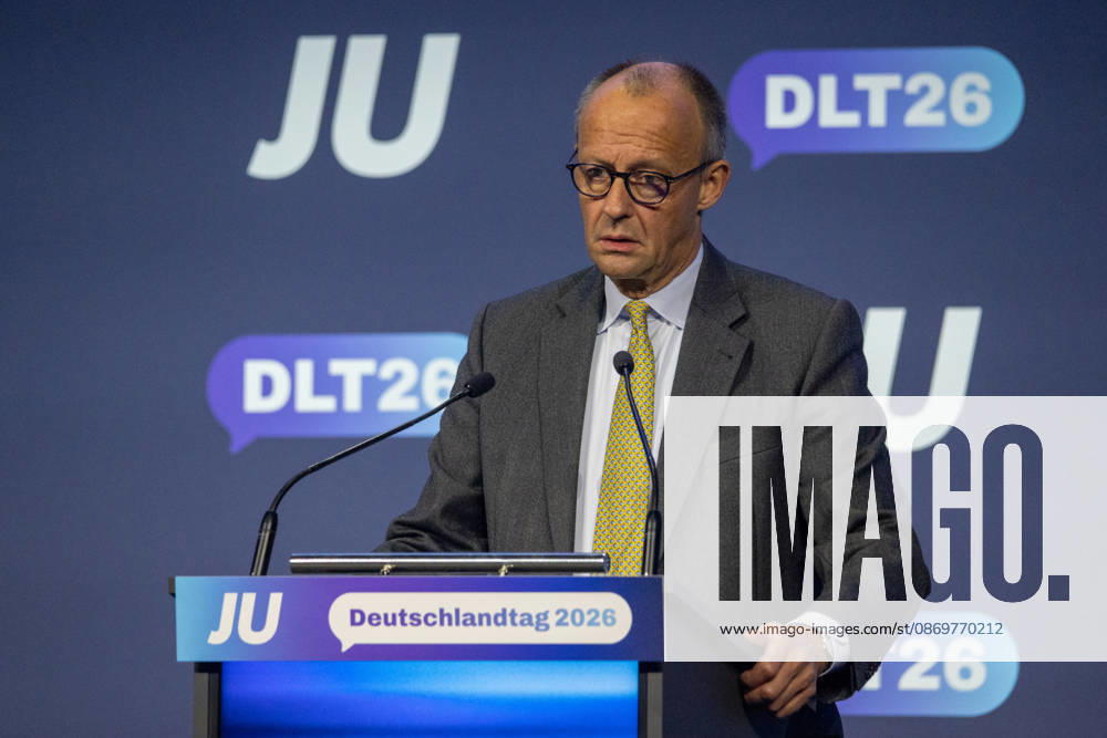 Young Union Germany Day in Bonn: Speech by the Federal Chancellor, October 17, 26. Federal Chancellor Friedrich MERZ (CDU), who is also CDU Chairman, delivers a speech at the Junge Union’s Germany Day in Bonn. He speaks and engages in discussion with the delegates. The three-day conference o