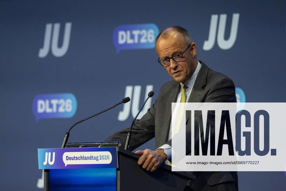 Young Union Germany Day in Bonn: Speech by the Federal Chancellor, October 17, 26. Federal Chancellor Friedrich MERZ (CDU), who is also CDU Chairman, delivers a speech at the Junge Union’s Germany Day in Bonn. He speaks and engages in discussion with the delegates. The three-day conference o