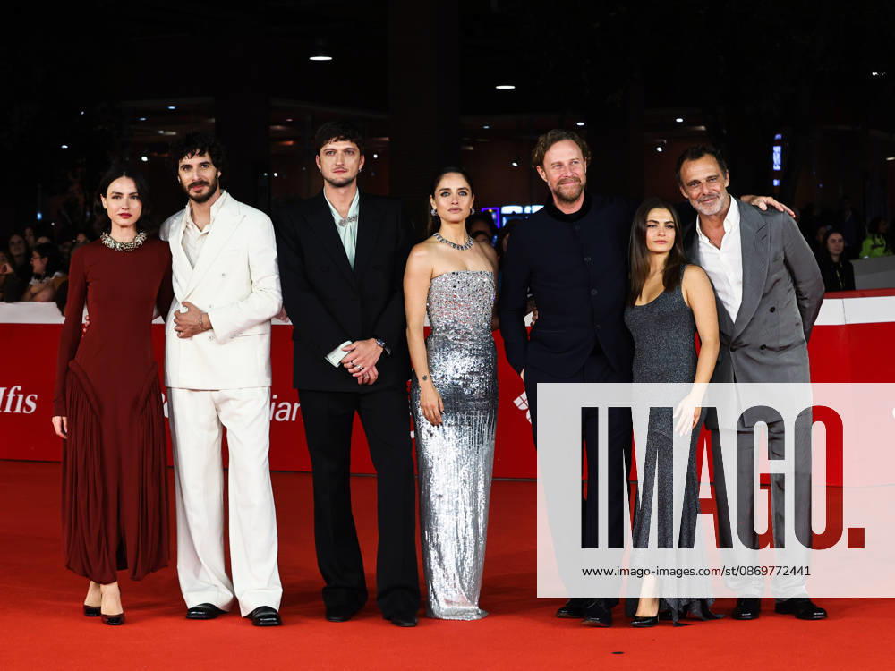 IPA89820613 - Rome Cinema Festival 2026. Evening 05 Red Carpet for the film *CHIAROSCURO*. Pictured: Romana Maggiora Vergano, Pierpaolo Spollon, Andrea Lattanzi, Matilde Gioli, Jan Maria Michelini, Aurora Giovinazzo, Alessandro Preziosi