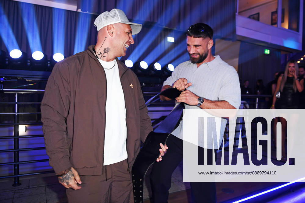 Pietro Lombardi and Aleks Petrovic at FAME FIGHTING at the Grugahalle in Essen on October 17, 2026