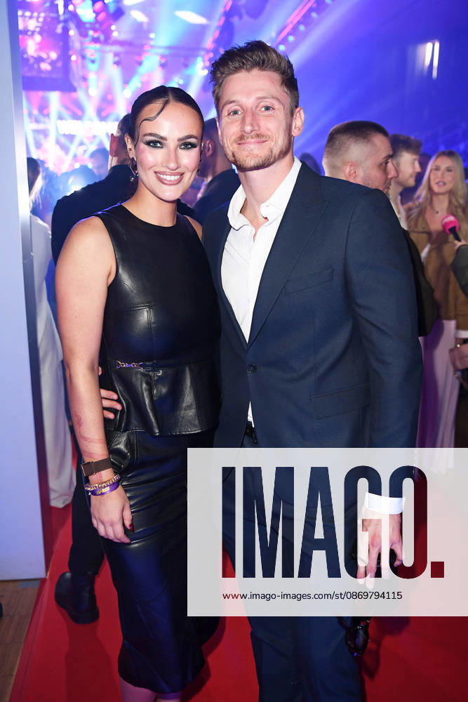 Paulina Ljubas with her boyfriend Tommy Pedroni at FAME FIGHTING at the Grugahalle in Essen on October 17, 2026