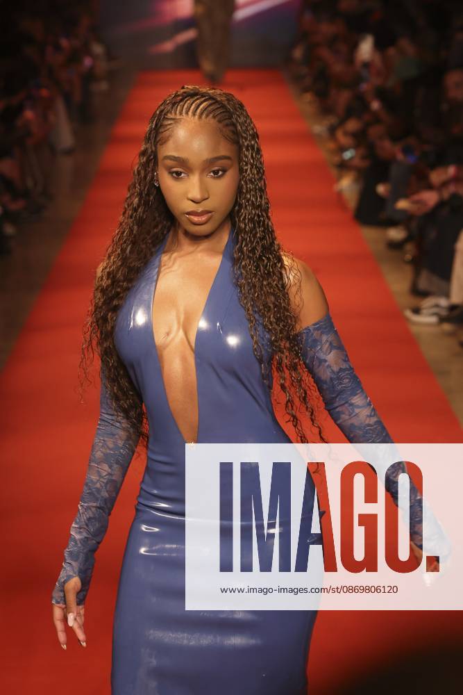 Normani walks the runway for Dendezeiro at SPFW N61. Sao Paulo (SP), 10 17 2026 Fashion SPFW N61 American singer, songwriter and dancer Normani, former member of the group Fifth Harmony, walks the runway for the Dendezeiro brand during the 61st edition of Sao Paulo Fashion Week, at the Pavilhao das Culturas Brasileiras (Pacubra), in Ibirapuera Park, Sao Paulo.(Foto: Leco Viana Thenews2 imago images) Normani walks the runway for Dendezeiro at SPFW N61.