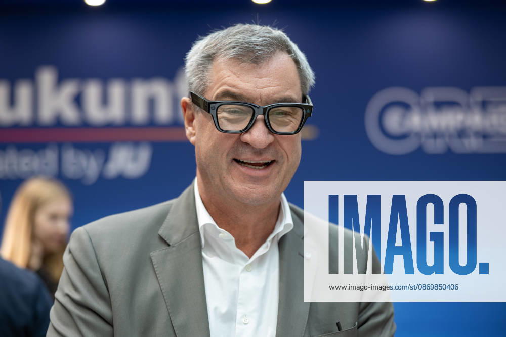 Markus Söder wears Meta glasses at the Junge Union’s Germany Day in Bonn on October 18, 2026. Bavarian Minister-President and CSU Chairman Markus SÖDER (CSU) wears Meta glasses at the company’s booth in the foyer of the World Conference Center Bonn. The Junge Union’s Germany Day takes place from October 16 to 18, 2026 at the World Confere