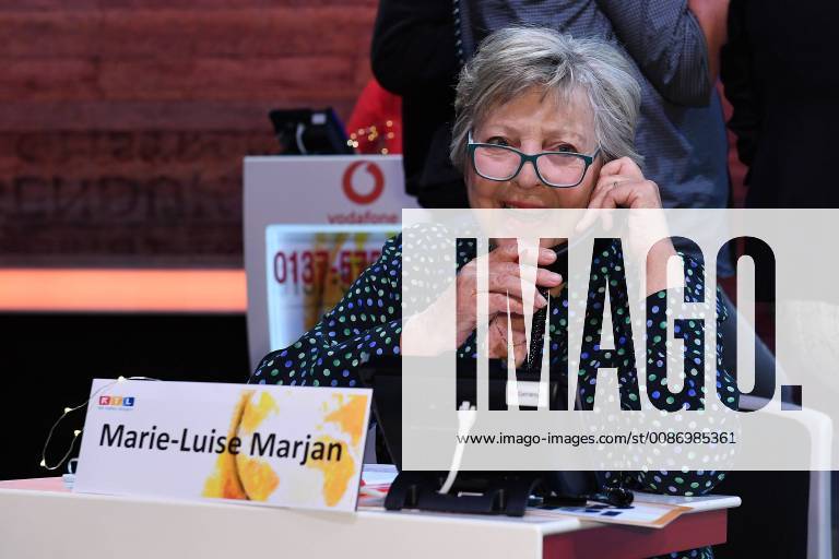 RTL Spendenmarathon 2018 on 22 11 2018 at nobeo Studio 8 in Hürth Marie Luise Marjan at RTL Spendenmarathon on 22 11 2018 at nobeo Studio 8 in Hürth xRx