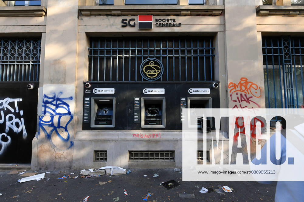October 17 Protest in Paris: The Day After Strasbourg-Saint-Denis Violent clashes broke out between protesters and French police during the demonstration against the high cost of living in Paris, France, on October 18, 2026 460560 2026 10 18 Paris France
