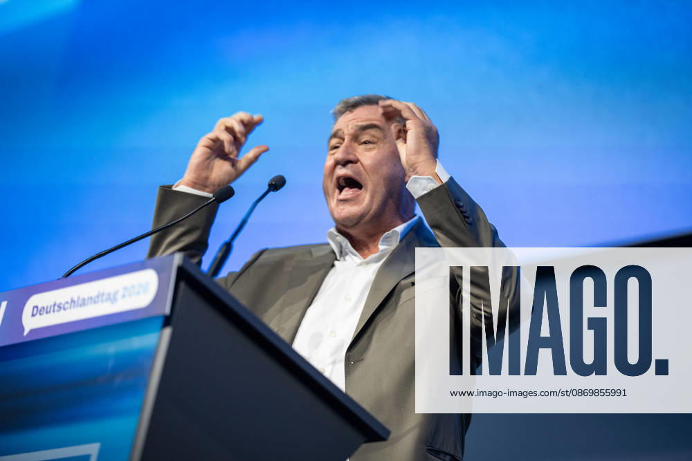 Markus Söder, Minister-President of Bavaria, as a guest at Germany Day 2026 78 Germany Day 2026 in Bonn Junge Union (JU), the youth organization of the CDU and CSU, Bonn, North Rhine-Westphalia, Germany World Conference Center Bonn