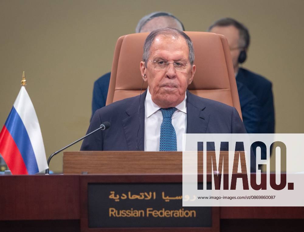 9th Joint Ministerial Meeting of the Russia-Gulf Cooperation Council (GCC) Strategic Dialogue in Bahrain MANAMA, BAHRAIN - OCTOBER 18: (---- MANDATORY CREDIT - SAUDI ARABIA FOREIGN MINISTRY HANDOUT - NO MARKETING NO ADVERTISING CAMPAIGNS - DISTRIBUTED AS A SERVICE TO CLIENTS----) Russian Foreign Minister Sergey Lavrov attends the 9th Joint Ministerial Meeting of the Russia-Gulf Cooperation Council (GCC) Strategic Dialogue in Manama, Bahrain on October 18, 2026. Saudi Arabia Foreign Ministry Anadolu Manama Bahrain. Editorial use only. Please get in touch for any other usage.