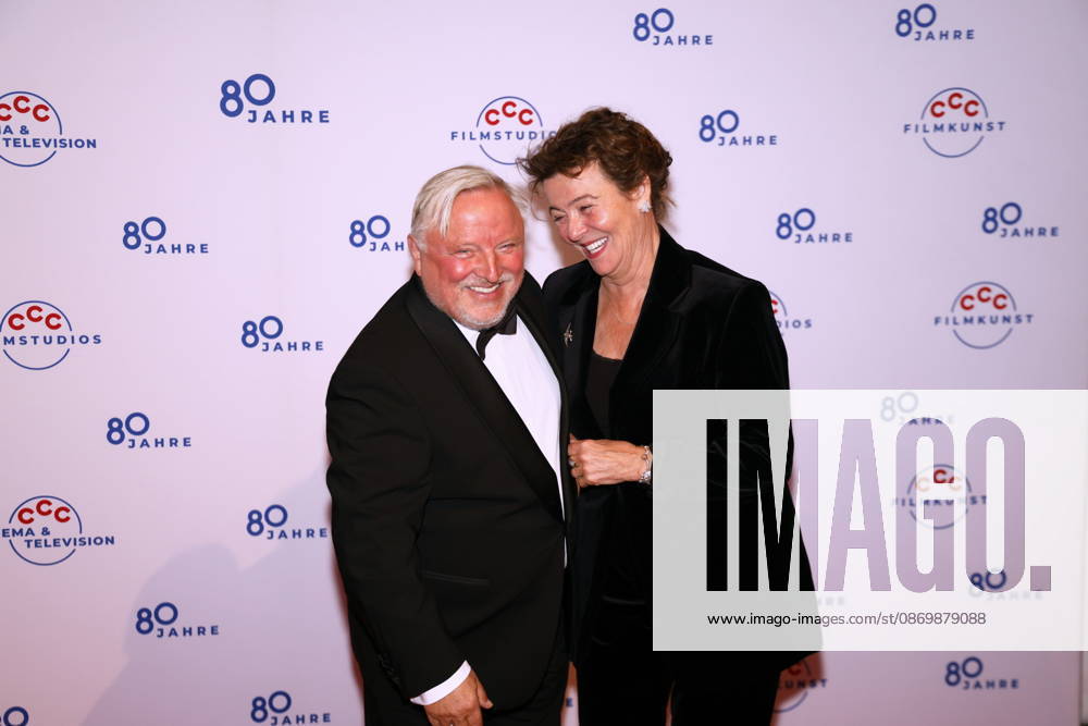 Axel Prahl and Margarita Broich at the 80th Anniversary CCC Filmkunst Gala at the CCC Film Studios in Berlin