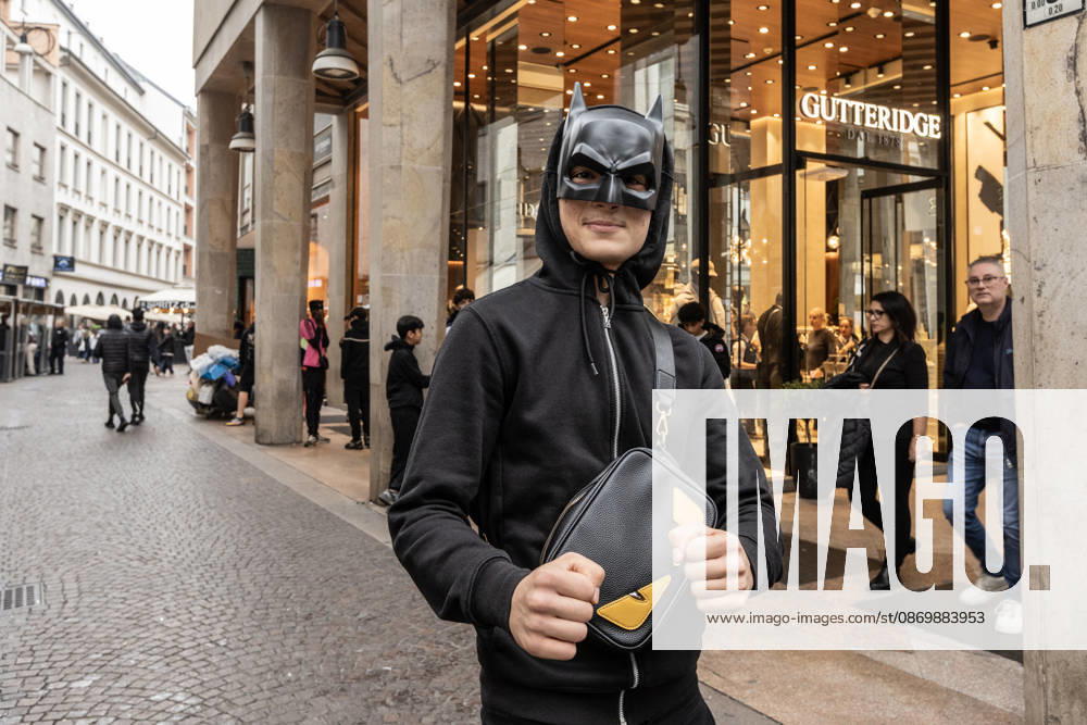 Police detain 160 as unrest continues for second day in Milan MILAN, ITALY - OCTOBER 18: A protester is seen wearing a mask during a protest in Milan, Italy, on October 18, 2026, a day after protests against the rising cost of living. Groups threw stones, bottles, firecrackers and barriers at officers, who responded with tear gas and water cannon. Shops were damaged and looted around the city center, while a Carabinieri vehicle was destroyed. Andrea Carrubba Anadolu Milan Italy. Editorial use only. Please get in touch for any other usage.