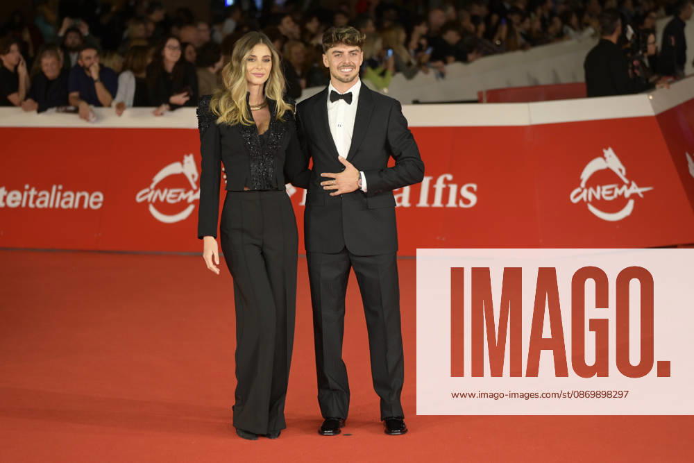 In un battito red carpet in Rome - 18 Oct 2026 Jay Carol Gigli (l) and Fabio Di Giannantonio (r) attend the red carpet for the film IIn un battito at the 2026 Rome Film Fest, held at the Auditorium Parco della Musica. Rome Italy