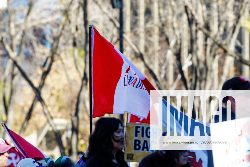 6K show up in support of Canadian Unity in ahead of Alberta Referendum in Edmonton,Canada - 18 Oct, 2026 Supporters display their signs at the Alberta Federation of Labour s Canada Unity Rally at the Alberta Legislature, ahead of the Alberta Referendum. With less than 24 hours until Referendum voting starts, the Alberta Federation of Labour and Fight Back supporters rallied at the Alberta Legislature grounds to support a Unified Alberta in Canada and oppose the prospect of separation from Canada. The group is opposed to the 9 other questions on the Alberta referendum ballots. Edmonton Canada
