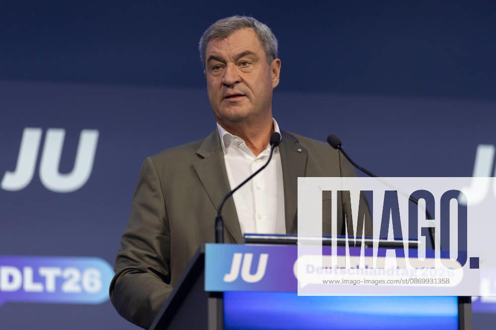 Young Union s Germany Day in Bonn: Speech by the Bavarian Minister-President, October 18, 2026. Bavarian Minister-President and CSU Chair Markus SÖDER (CSU) delivers a speech at the Young Union s Germany Day in Bonn. He speaks and engages in discussion with the d