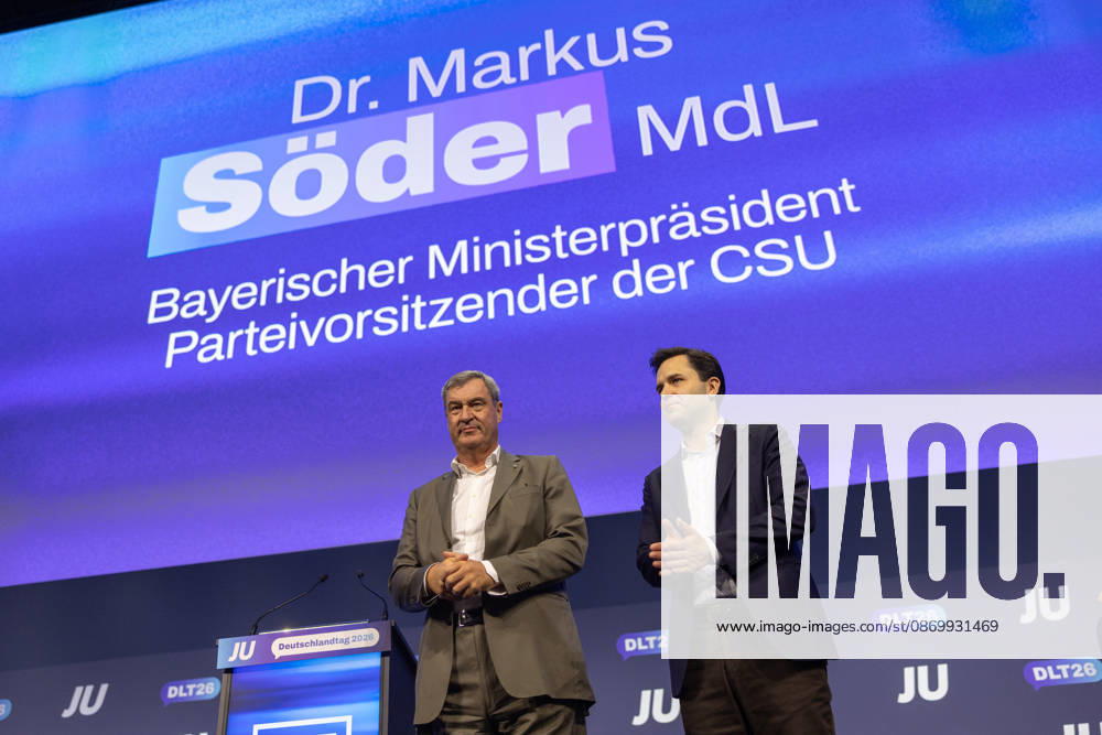 Young Union s Germany Day in Bonn: Speech by the Bavarian Minister-President, October 18, 2026. Markus SÖDER (CSU), Bavarian Minister-President and CSU Chair, delivers a speech at the Young Union s Germany Day in Bonn. He speaks and engages in discussion with the