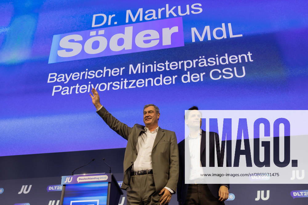 Young Union s Germany Day in Bonn: Speech by the Bavarian Minister-President, October 18, 2026. Markus SÖDER (CSU), Bavarian Minister-President and CSU Chair, delivers a speech at the Young Union s Germany Day in Bonn. He speaks and engages in discussion with the