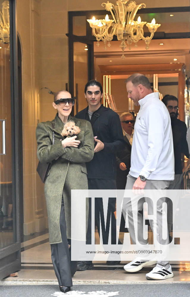 Céline Dion leaves the Royal Monceau hotel with her sons Nelson and Eddy and her dog after her concert series in Paris on October 19, 2026. Christian Liewig, Bestimage. Céline Dion leaves the Royal Monceau hotel with her sons Nelson and Eddy and her dog after her concert series in Paris on October 19, 2026 Paris, France