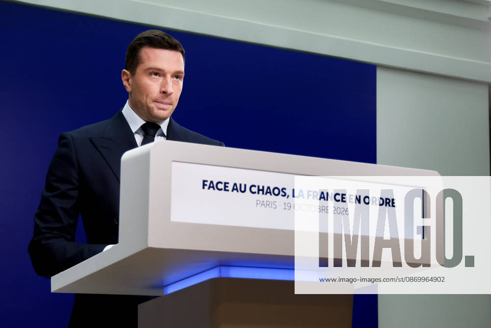 Press Conference: France in Order Amid Chaos by Jordan Bardella Following the Events of October 17 and 18, 2026 Press conference by Jordan Bardella following the demonstration on October 17, 460594 2026 10 19 France Bardella, Jordan