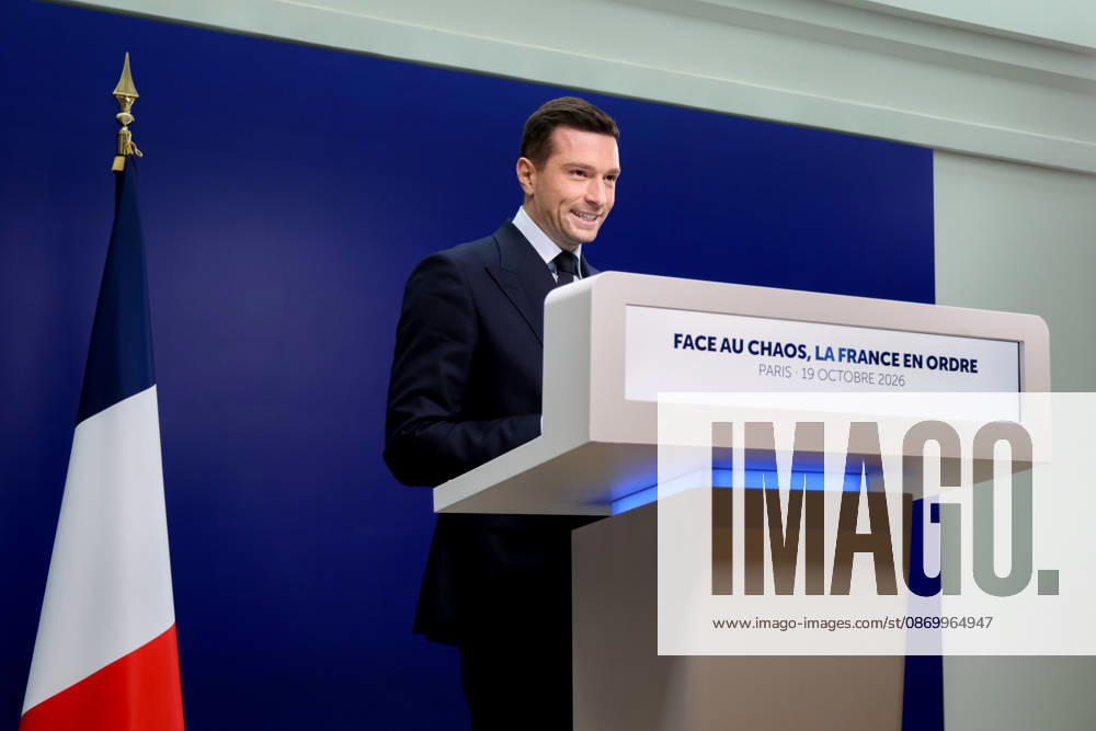 Press Conference: France in Order Amid Chaos by Jordan Bardella Following the Events of October 17 and 18, 2026 Press conference by Jordan Bardella following the demonstration on October 17, 460594 2026 10 19 France Bardella, Jordan