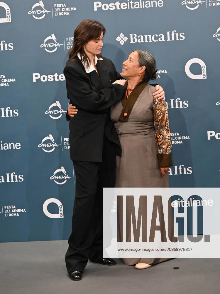 Kunzom Thakuri and Kasia Smutniak attend the Photocall for the film Mustang during the 2026 Rome Film Fest held at the Auditorium Parco della Musica. Rome Italy - ZUMAs197 20261019_aaa_s197_084
