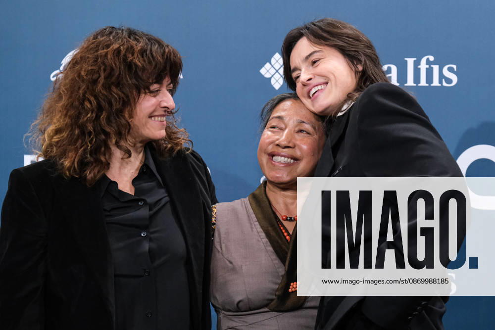 Marella Bombini (L) and Kunzom Thakuri (C) and Kasia Smutniak (R) attend the photocall of the movie Mustang during the 21st Rome Film Fest at Auditorium Parco della Musica Ennio Morricone. Rome Italy - ZUMAs197 20261019_aaa_s197_217
